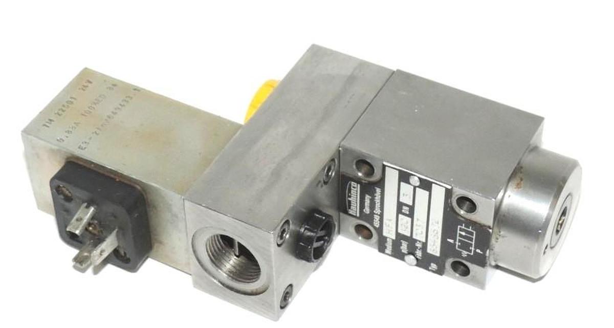 Used HAUHINCO 6545572 HYDRAULIC SOLENOID VALVE MEDIUM HFA