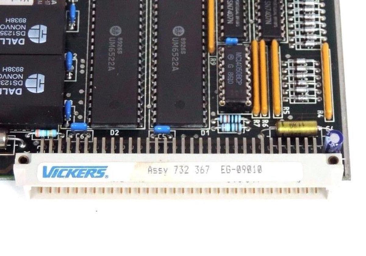 Used VICKERS ASSY. 732 367 BOARD EG-09010, 732367, EG09010