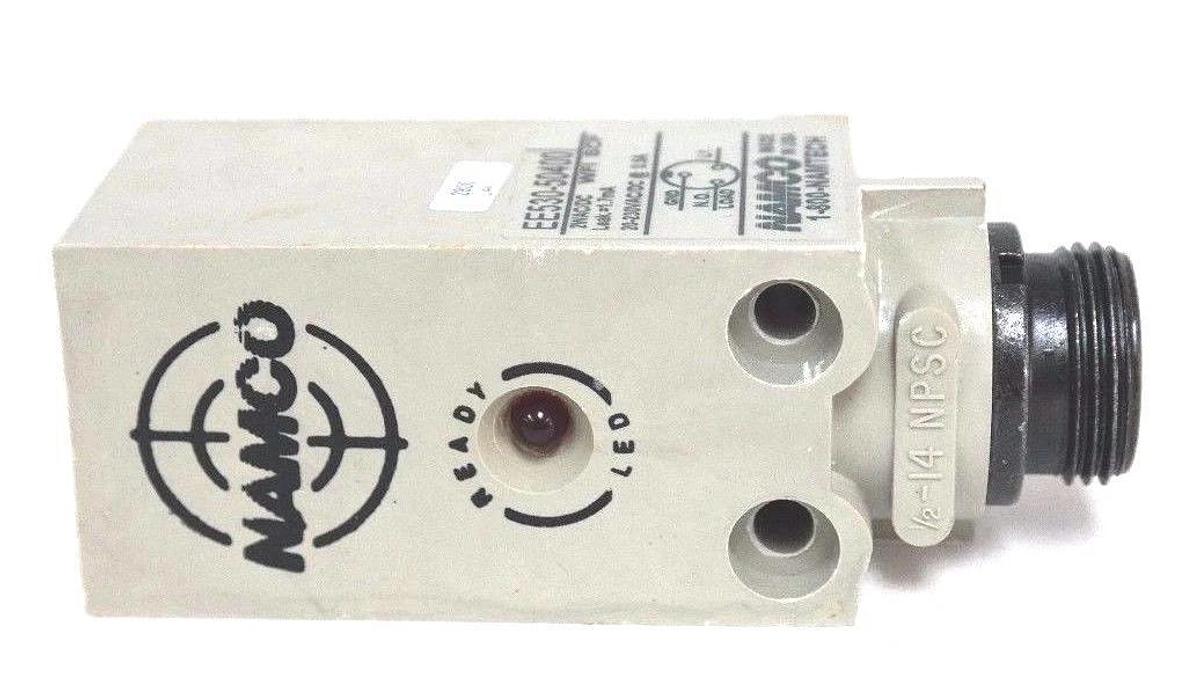 Used NIB NAMCO EE530-50400 PXSW SENSOR, RECT, LED FSENSE,NO,SCP, 5A, 20-230VAC/DC