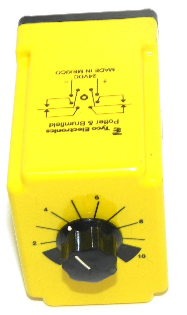 Used POTTER & BRUMFIELD CDD-38-30003 RELAY TIME DELAY RELAY 0.1 TO 10 SEC. 240VAC