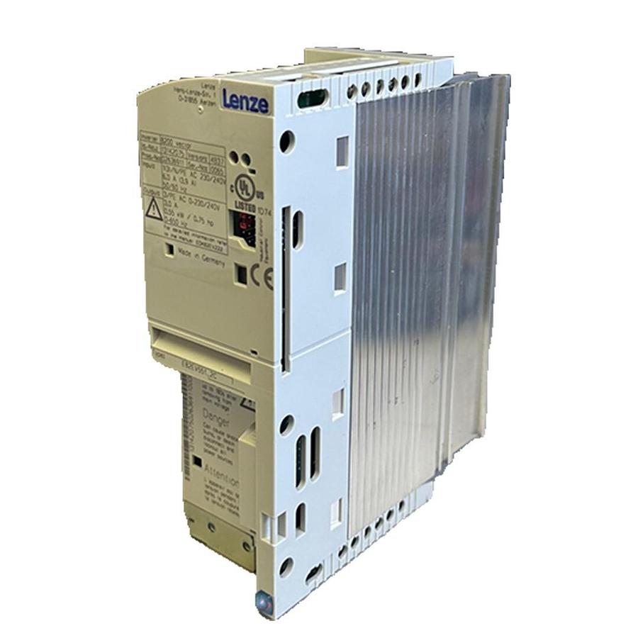 Used LENZE E82EV551K2C 8200 VECTOR INVERTER DRIVE 0.55kW/0.75HP 13142075 02636911