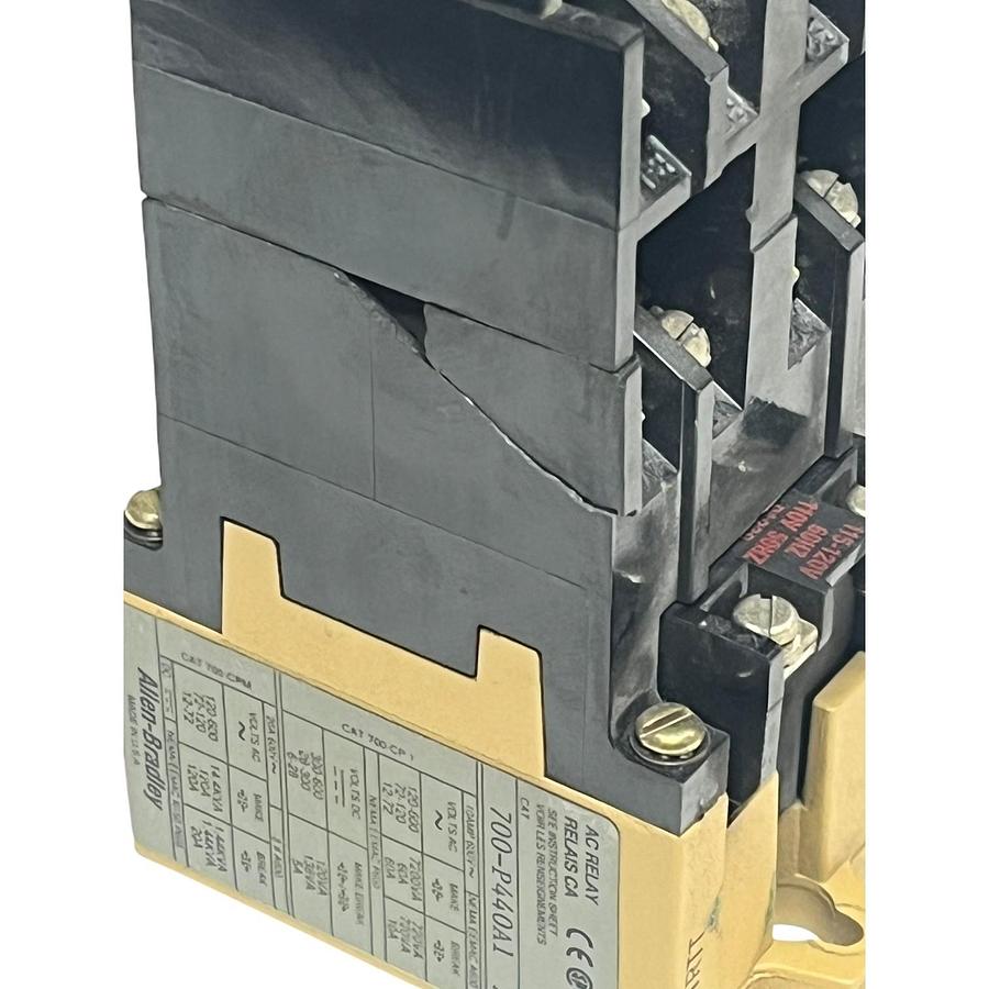 Used Lot of 2 Allen-Bradley 700-P440A1 AC Relay Bulletin 700 Type P 110/120V