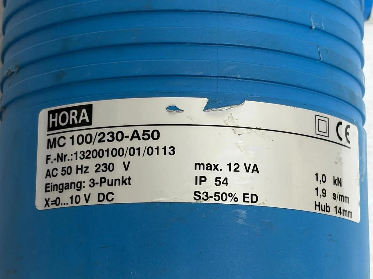 Hora MC100/230-A50 Electric Actuator 316RA-MMD 3-Way Mixing Valve 1.5"