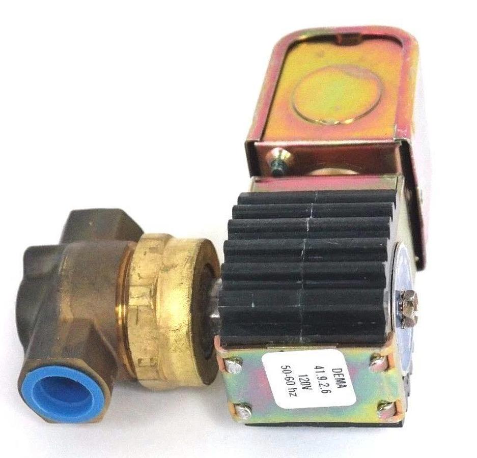 Used NIB DEMA ENGINEERING 453P SOLENOID VALVE 1500MRP, 1200MOPD, 120/60VOLTS