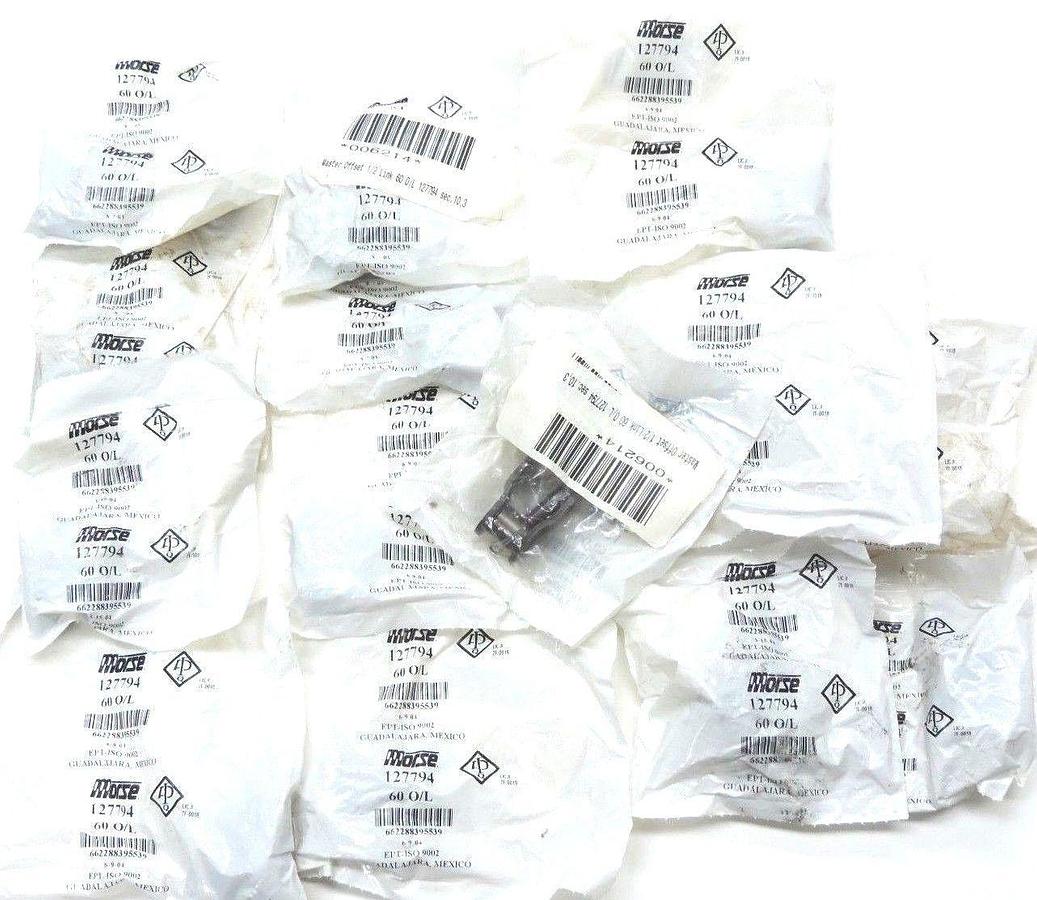 LOT OF 15 NEW MORSE 127794 CHAIN LINKS 60 O/L