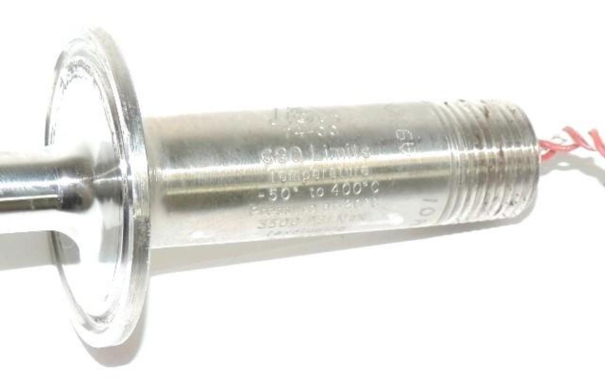 Used ROSEMOUNT 68QW11U08R015L150 PROBE 68Q LIMITS -50 TO 400 DEG. C 3500 PSI MAX