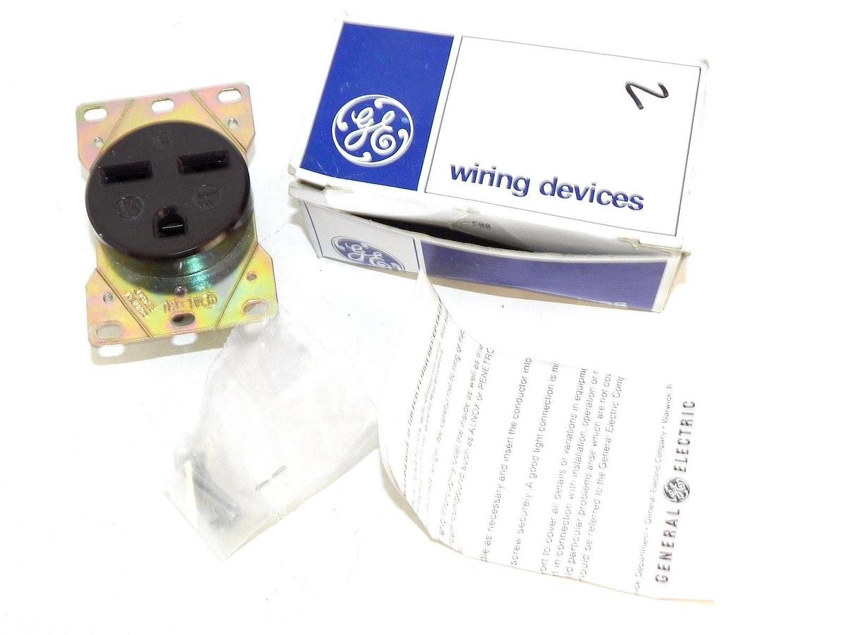 NIB GENERAL ELECTRIC AL-CU 30AMP RECEPTACLE ALCU