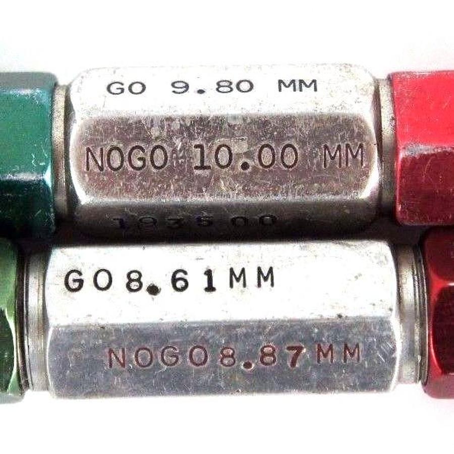 Used LOT OF 10 PLUG GAGES BESLEY, RITE-O, HEMCO, VAN KEUREN, DU-WELL