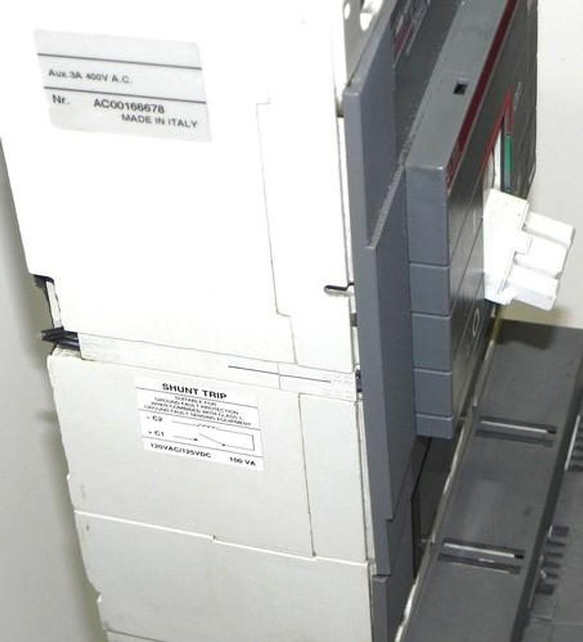 Used ABB AF460W-30 WELDING ISOLATION CONTACTOR AF460 W/ SACE S6 CIRCUIT BREAKER