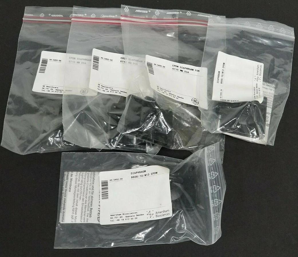 Used LOT OF 5 NEW GE HEALTHCARE 44-5493-94 DIAPHRAGMS 8600/10/M13 44549394