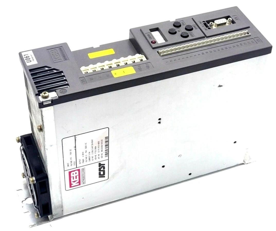 Used KEB COMBIVERT 10.F0.R13-4B09 / 10F0R134B09 FREQUENCY CONVERTER DRIVE