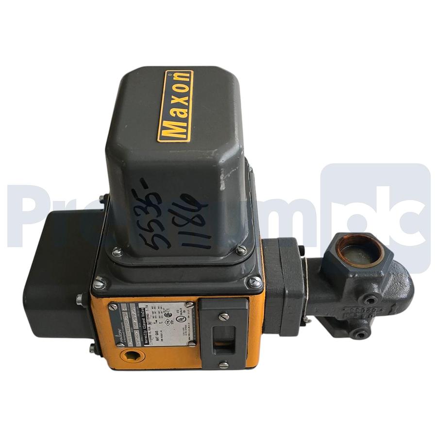 Used Maxon 125SMA11-AA11-BB23A0 1.25" NPT N/C Gas Safety Shut-Off Valve 115V/60Hz NEW