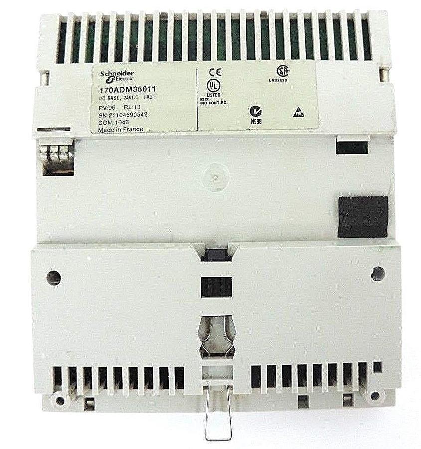 Used SCHNEIDER MODICON 170ADM35011 I/O BASE, 24VDC-FAST TSX MOMENTUM PV: 06, RL: 13