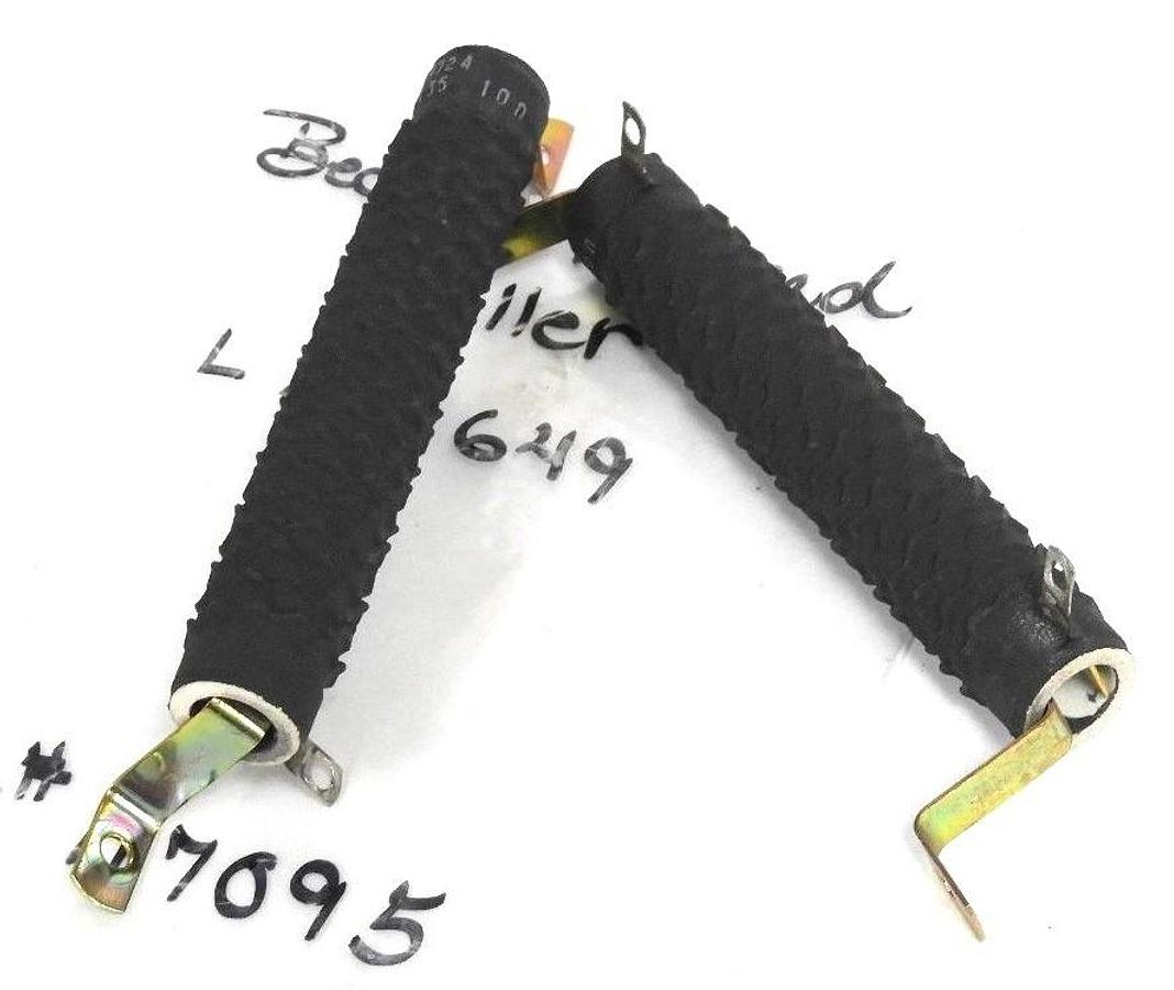 Used LOT OF 2 VISAY FSE-135 RESISTORS HEI 9724, 10 OHM