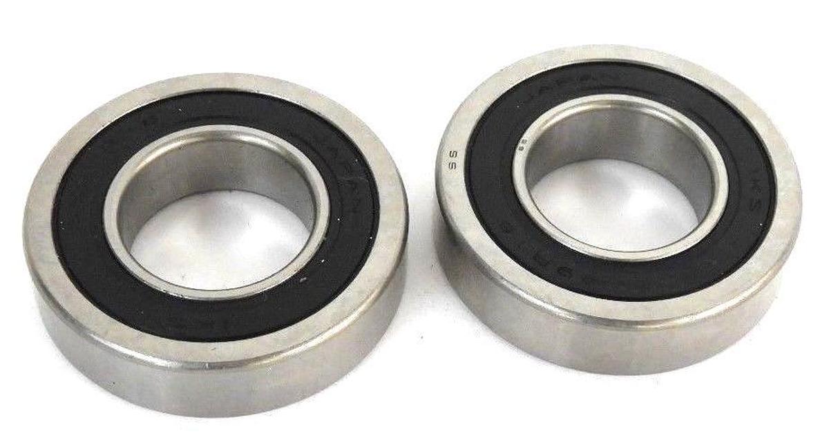 Used LOT OF 2 NEW IKS SS99R16 BALL BEARINGS RADIAL DEEP GROOVE SEALED 1X2X1/2IN