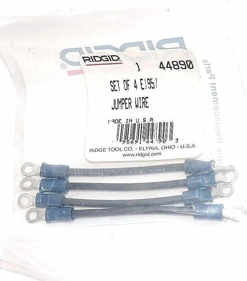 Used NEW RIDGID 44890 SET OF 4, E1957 JUMPER WIRES