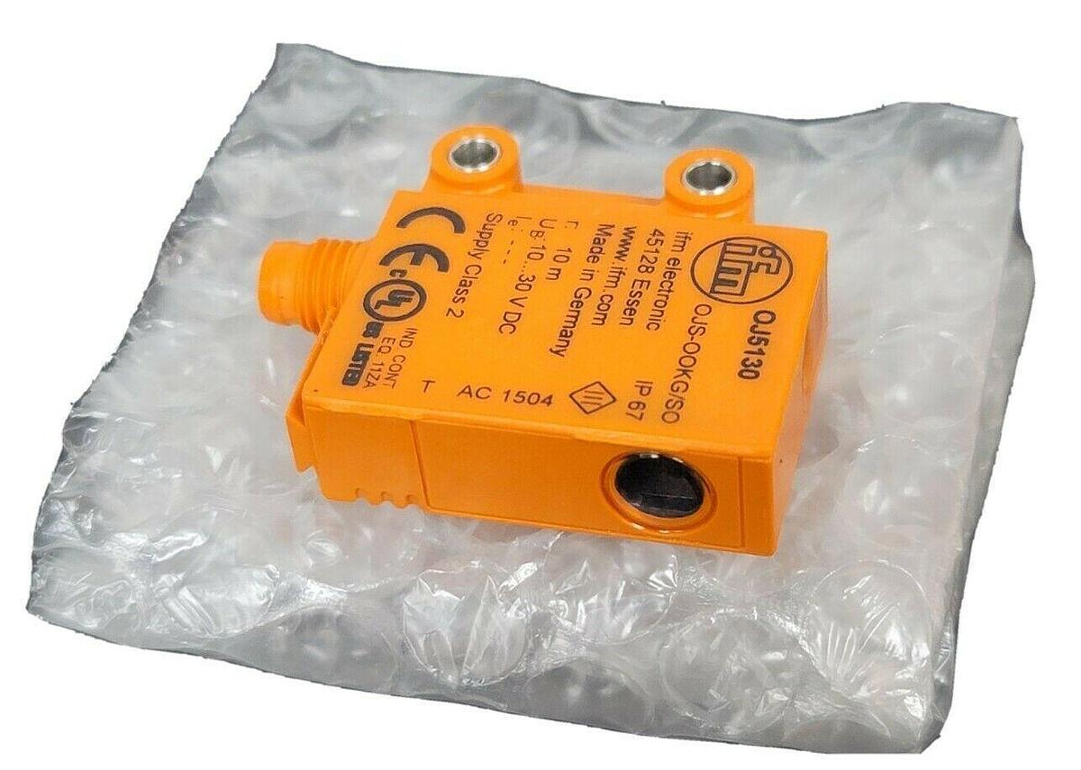 Used NEW IFM EFECTOR OJS-OOKG/SO/AS THROUGH-BEAM SENSOR TRANSMITTER OJ5130 (NO BAG)