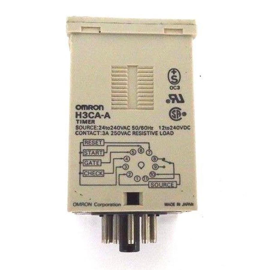 Used OMRON H3CA-A DIGITAL DISPLAY TIMER MODULE 24-240VAC, 50/60HZ, H3CA