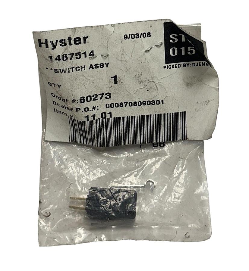 Used HYSTER 1467514 / HY1467514 / V7-1B17D8-263 OEM SWITCH FOR FORKLIFT NSNP
