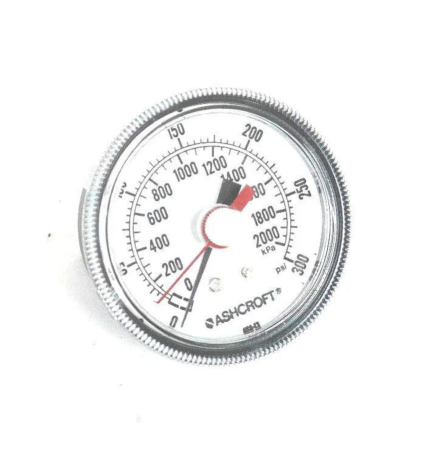 Used NEW ASHCROFT 25W 1001TH 01B XE PRESSURE GAUGE 2 1/2" 25W1001TH01BXE