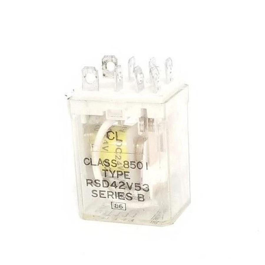 Used SQUARE D 8501RSD42V53 RELAY 8501-RSD42V53, SER. B, DC24V