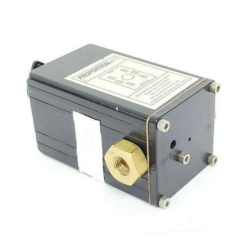 Used PROPORTION AIR INC QB1TFEE030 PNEUMATIC CONTROL VALVE 300PSIG MAX 0-10VDC