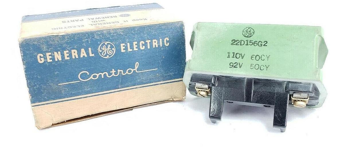 NIB GENERAL ELECTRIC 22D156G2 COIL 92/110 VAC 50/60 HZ
