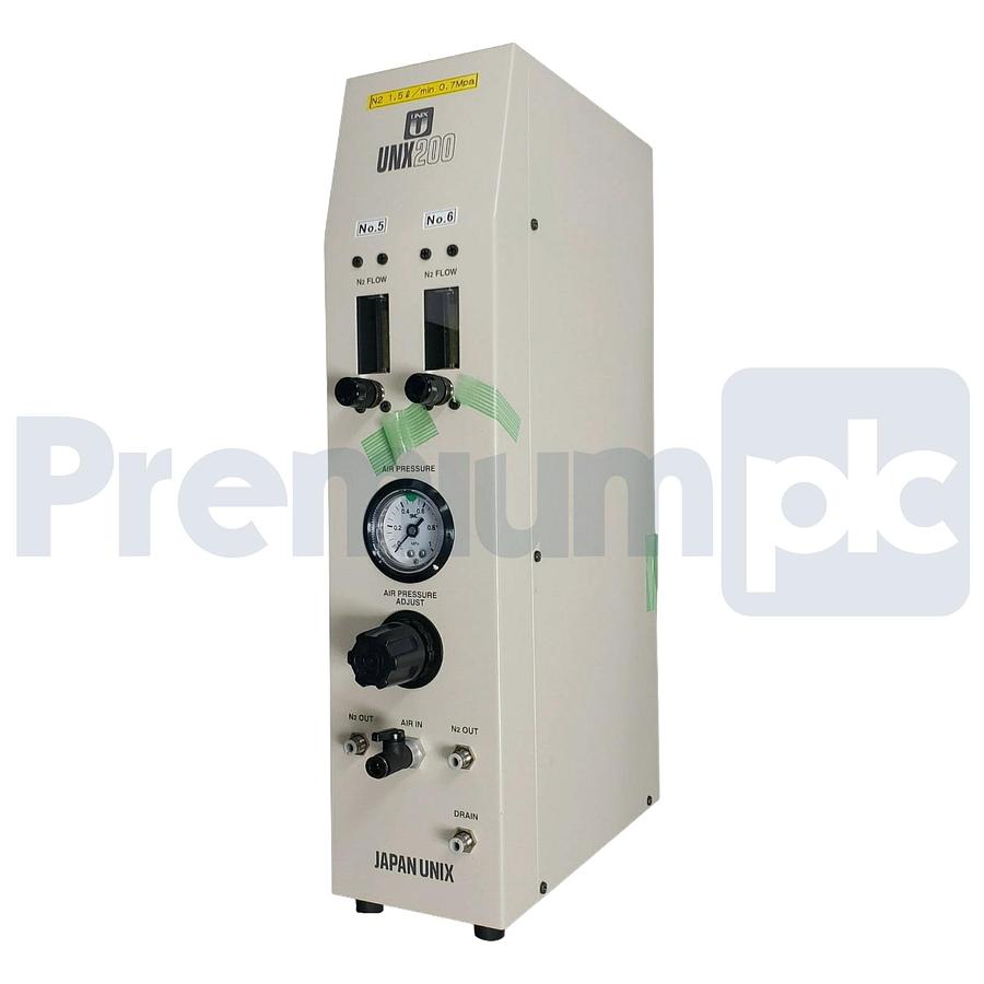 Used JAPAN UNIX UNX-200 | UNX200 NITROGEN GAS GENERATOR, 1.5L/MIN N2, 0.4~0.7MPa NSNP