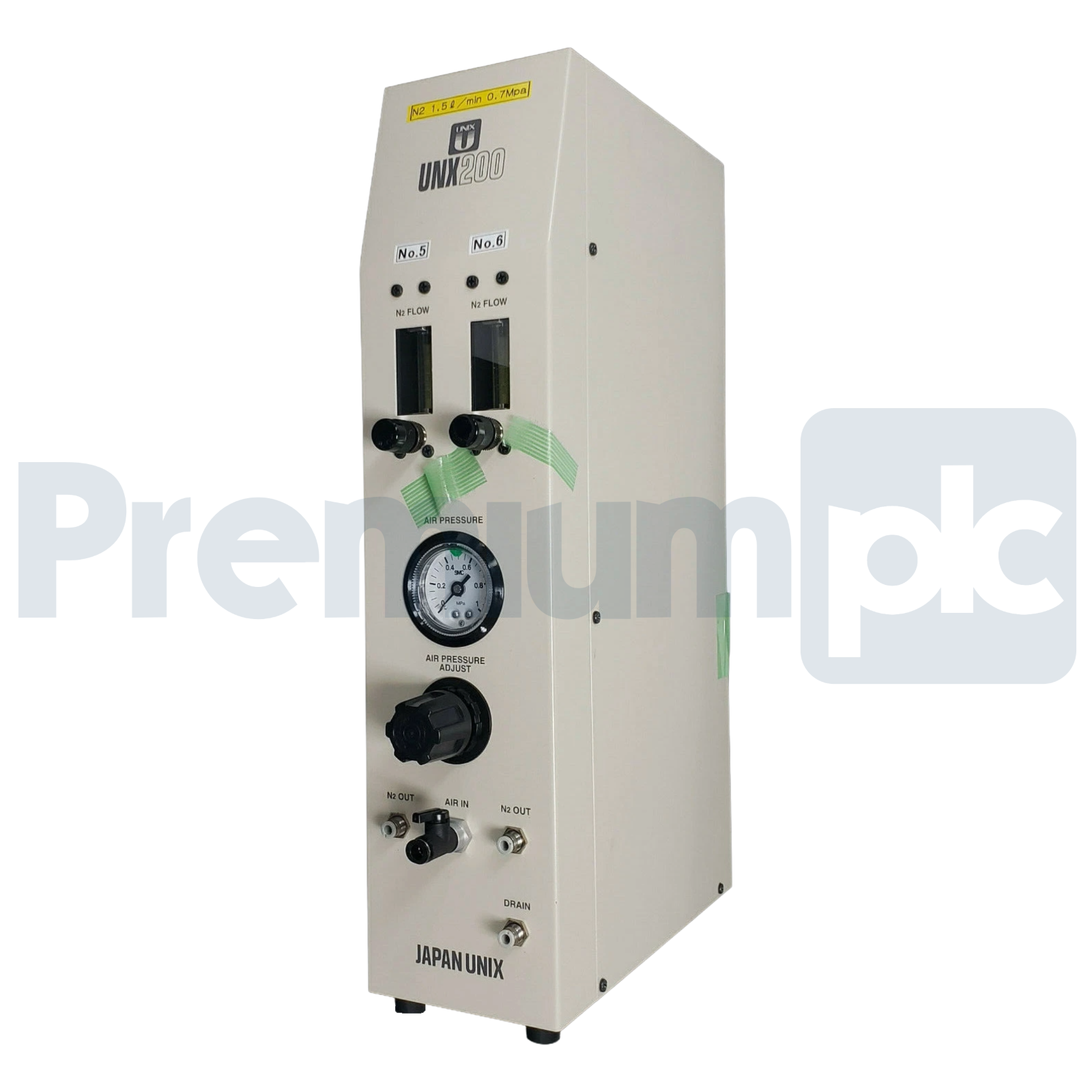 Used JAPAN UNIX UNX-200 | UNX200 NITROGEN GAS GENERATOR, 1.5L/MIN N2, 0.4~0.7MPa NSNP