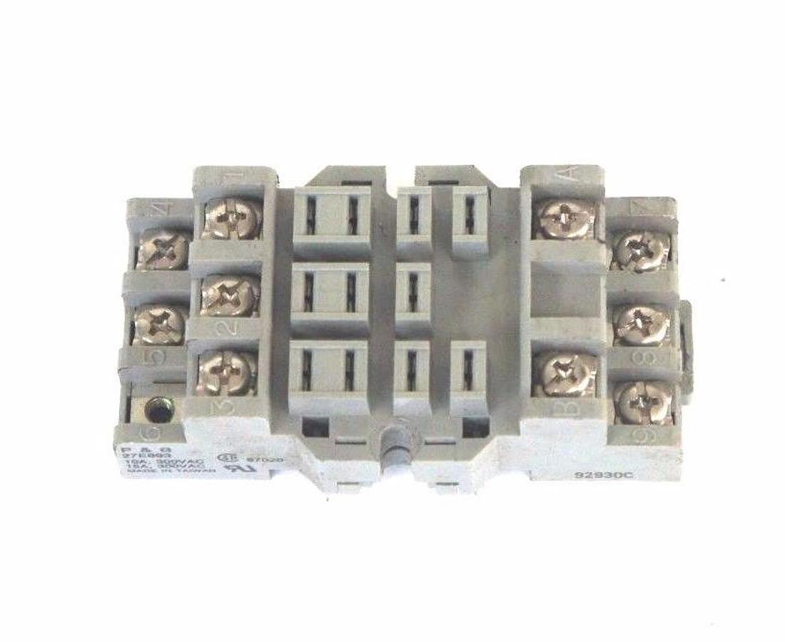Used POTTER & BRUMFIELD 27E893 SOCKET RELAY BASE