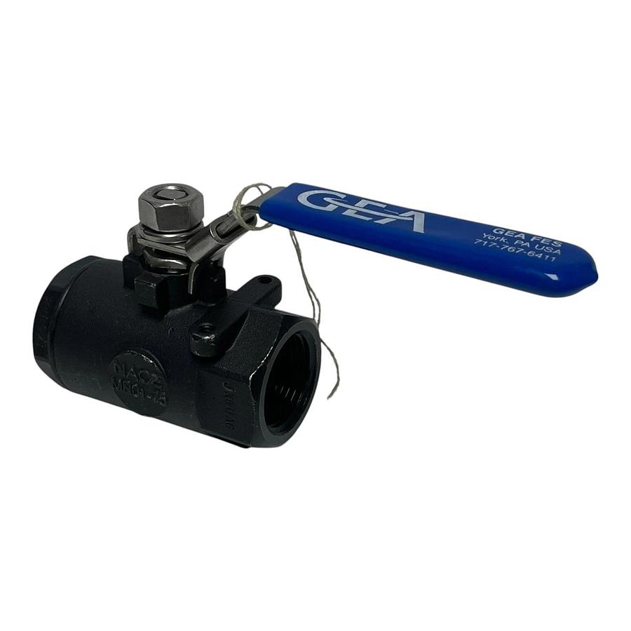 GEA FES 103180904 1" FPT Vented Ball Valve Oil By-Pass NACE MR01-75 New Surplus