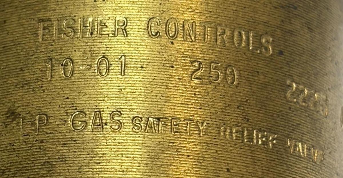 Fisher Controls H185-250 Type H185 LP-Gas Safety Relief Valve 250 PSI New