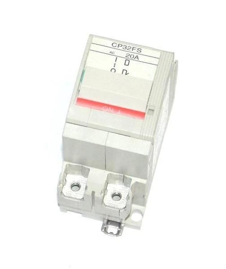 Used FUJI ELECTRIC CP32FS/20 CIRCUIT PROTECTOR CP32F-S020, 2-POLE