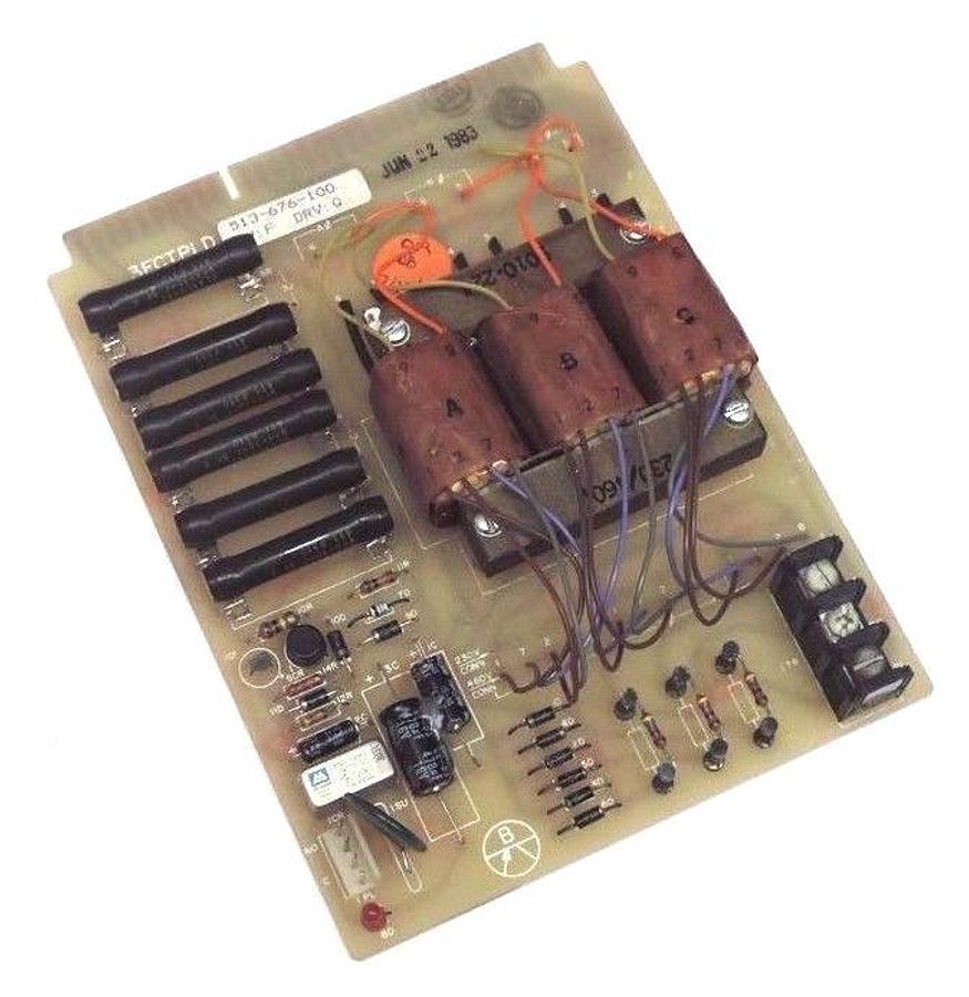 Used BURTON 513-676-100 CIRCUIT BOARD 3FCTPLD BRV F DRV G ECI-B-6