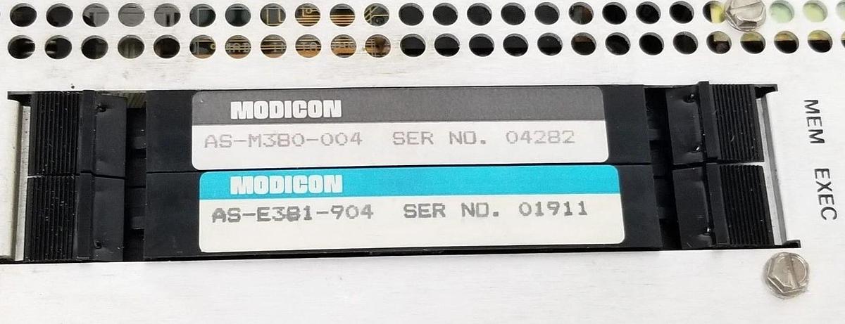 Used AEG MODICON PC-0984-381 PROGRAMMABLE CONTROLLER AS-9584-000 AS-C950-103