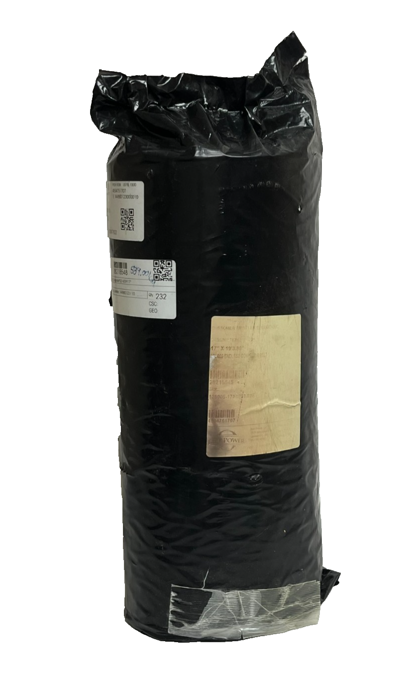 Used Belt Power 17" x 19' 3.89" Endless Conveyor Belt 125-005 Mettler Toledo, White