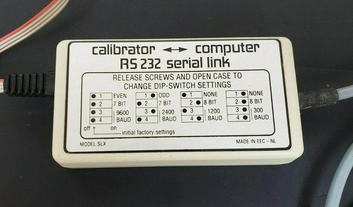 Used UNOMAT MODEL SLX CALIBRATOR-COMPUTER RS-232 SERIAL LINK