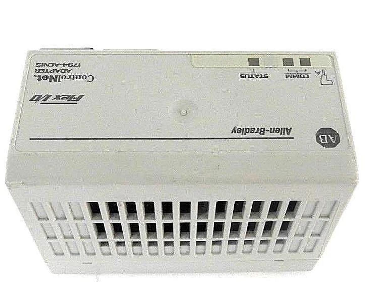Used ALLEN BRADLEY 1794-ACN15 FLEX I/O CONTROLNET ADAPTER 1794ACN15, SER. C, REV. A01