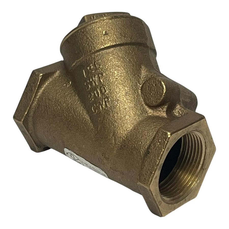 Hammond Valve 1-1/4" NPT IB940 Bronze Horizontal Swing Check Valve Class 150