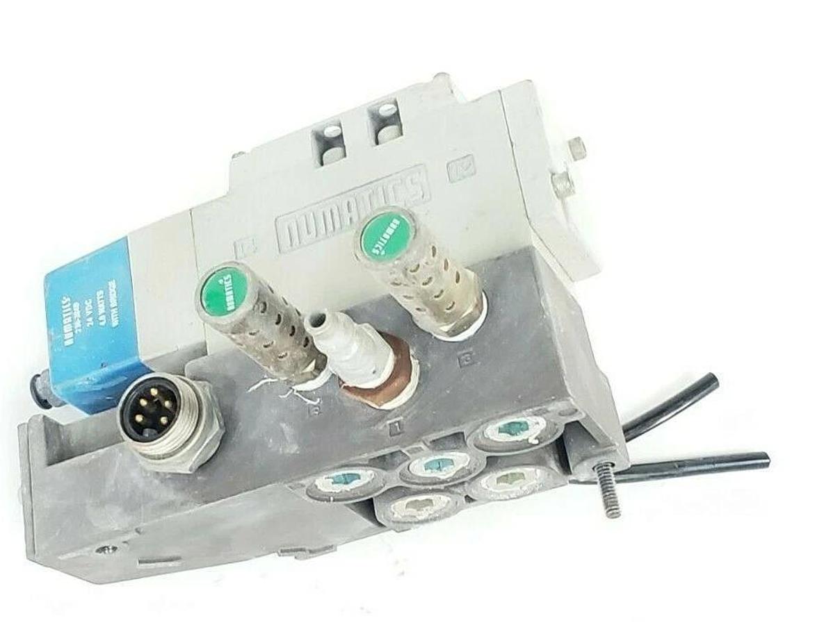 Used NUMATICS I13BA43AMP00061 PNEUMATIC VALVE W/ 236-384B COIL 24VDC 4W