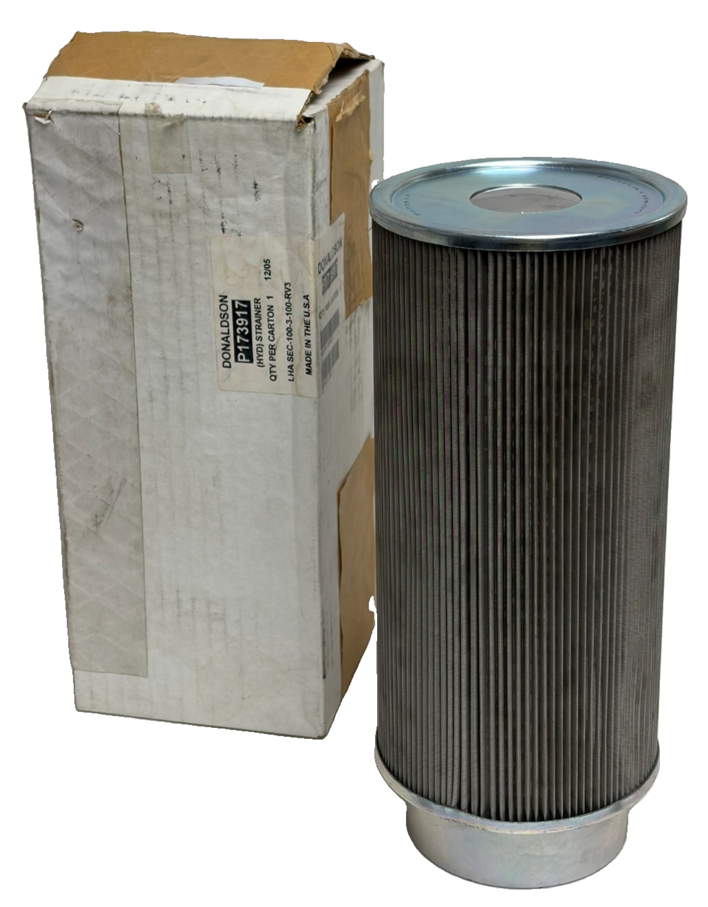 Used New Donaldson P173917 Hydraulic Filter Suction Sump Strainer SEC-100-3-100-RV3