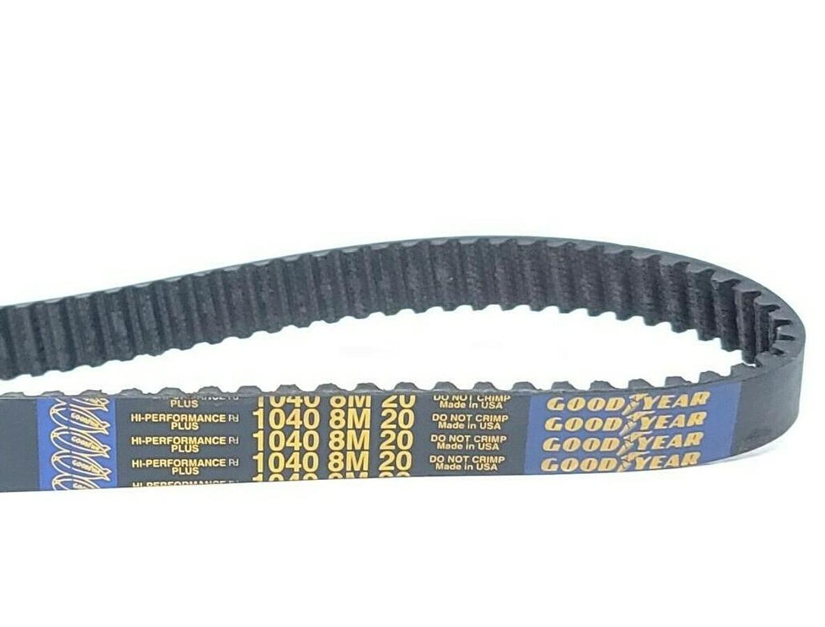 Used NEW GOODYEAR 10408M20 TIMING BELT 8MM PITCH 20X1040MM