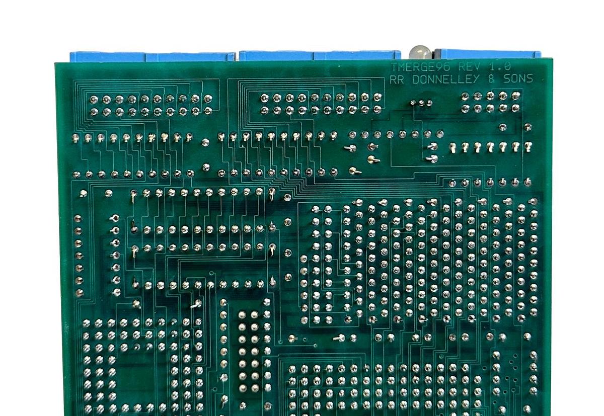 Used NEW RR DONNELLEY & SONS TMERGE96 Rev. 1.0 CONTROL BOARD 9415