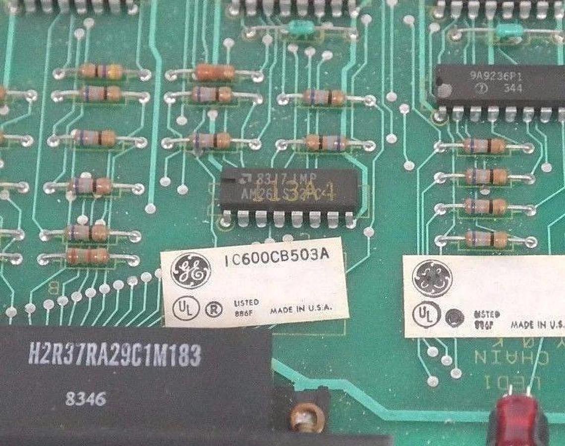 Used GE FANUC IC600CB503A CONTROL MODULE 44A297034-G03, 44A712769-002 R03/4