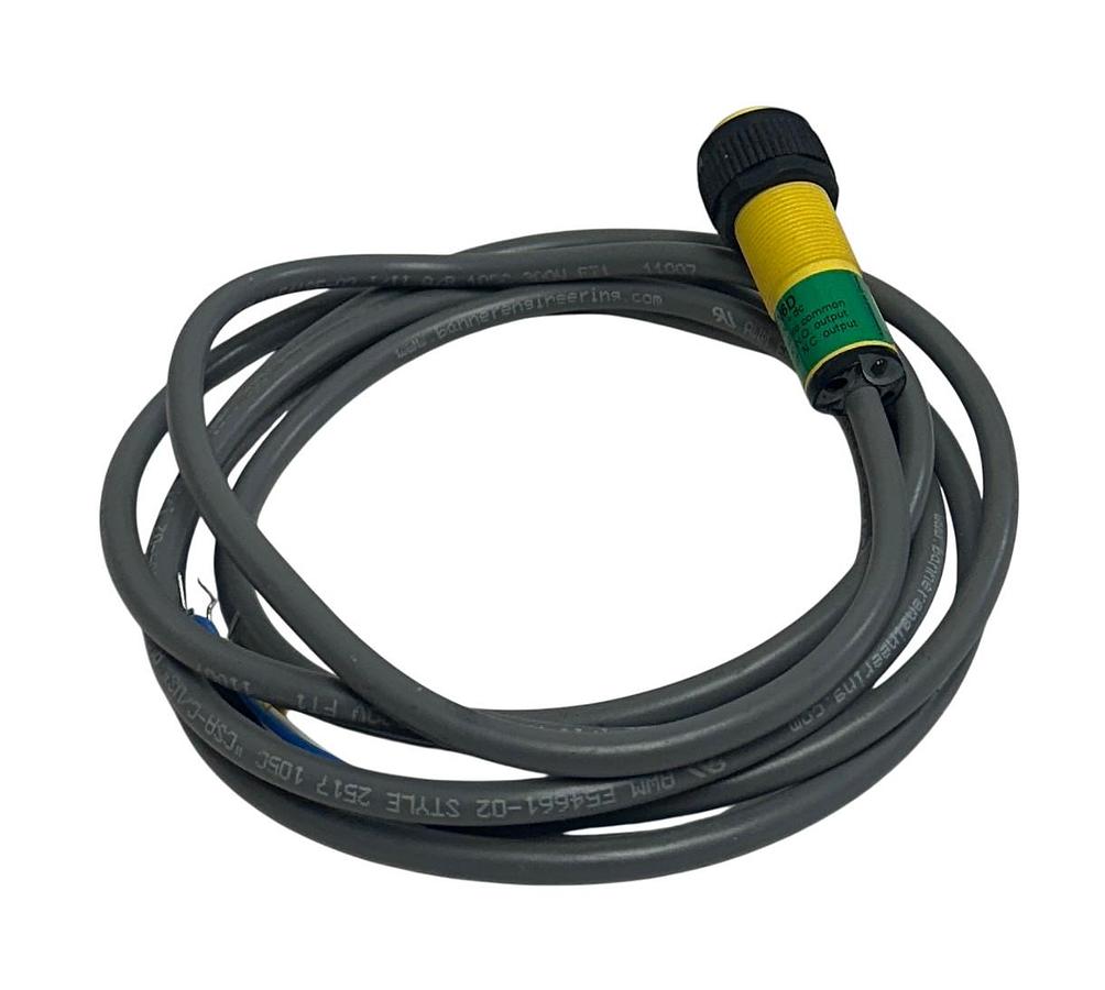Used BANNER S18SN6D / 29407 PROXIMITY SENSOR BARREL-MOUNT 10-30VDC 150mA 2M USNP