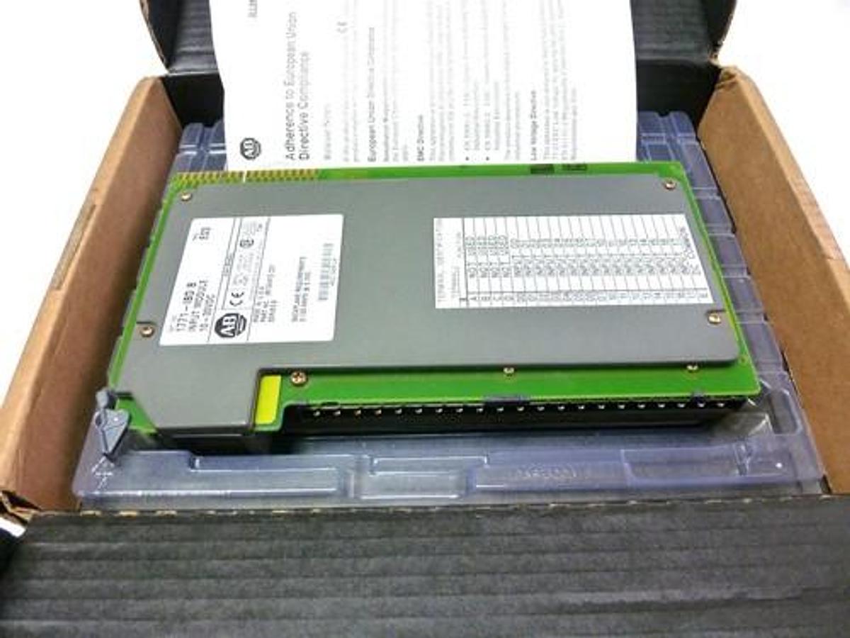 Used ALLEN BRADLEY 1771-IBD INPUT MODULE SER. B CAT. REV. E03 REV C01 1771IBD NIB