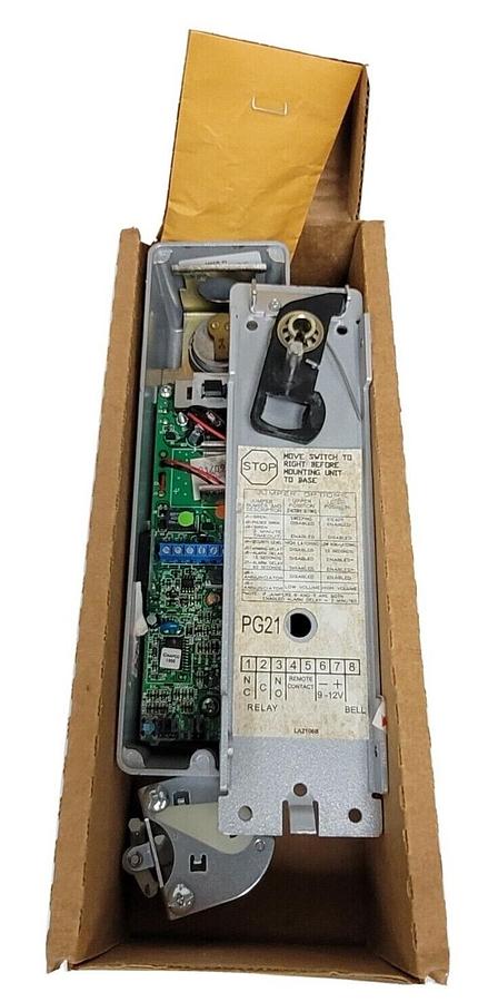 Used NEW DETEX EAX-500 EAX EXIT ALARM W/ 9V BATTERY GRAY 102600-1 EAX500