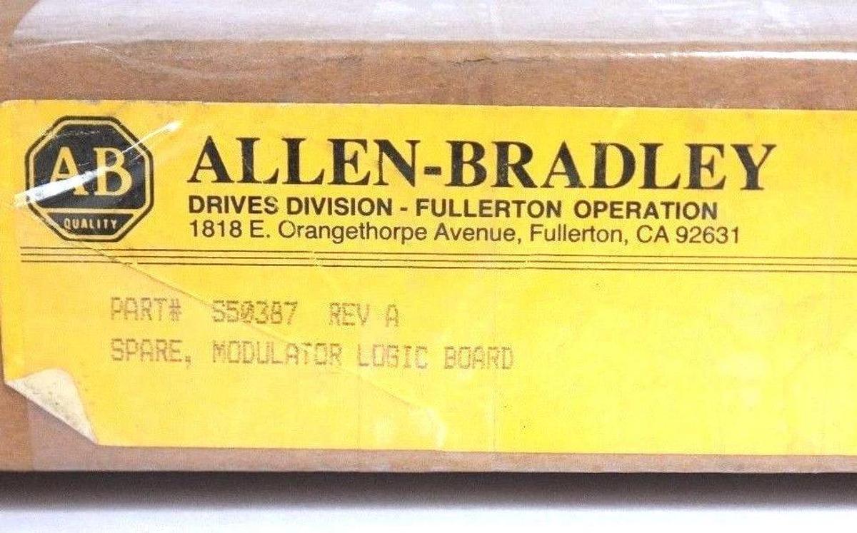 NIB ALLEN BRADLEY S50387 MODULATOR LOGIC CONTROL BOARD REV M 50387