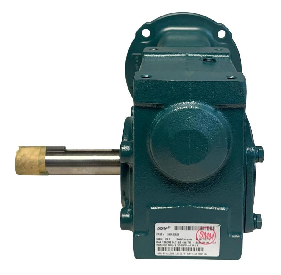 DODGE 202A20R56 TIGEAR-2 REDUCER-EXT O/P SHAFT 20:1 RATIO 1.37HP MAX NSMP