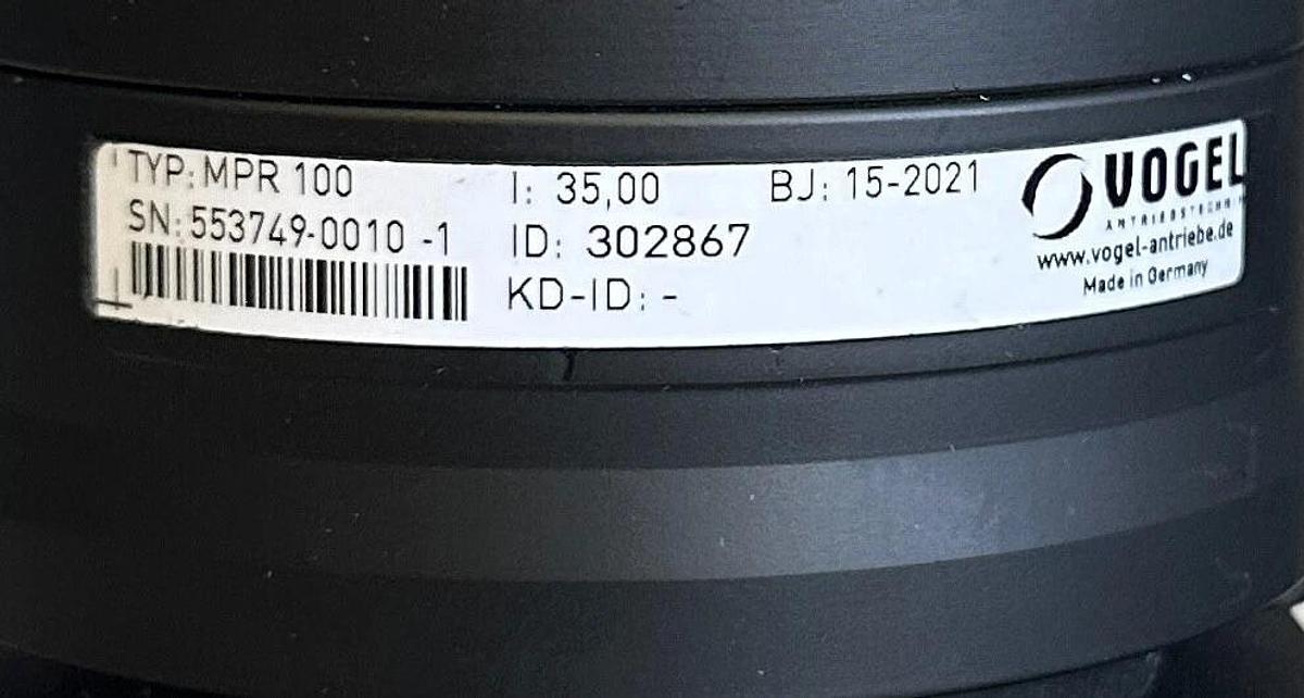 Used SIEMENS 1FK7042-2AC71-1CG1-Z / 1FK7042-2AC71-1CG1 SERVO MOTOR W/ MPR100 / 302867